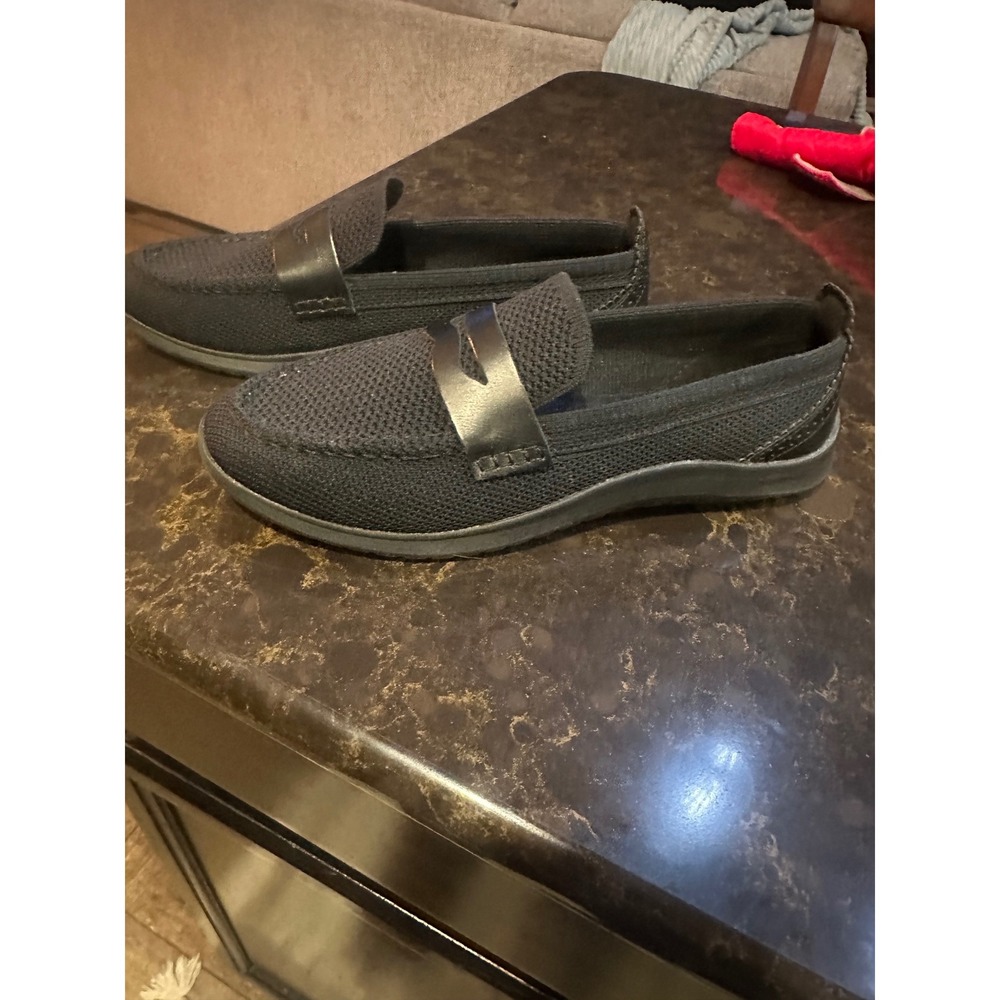 Cole Haan Womens Black Knit Loafer Flats Shoes Size 10.5 - Picture 3 of 7